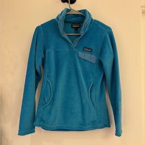 Patagonia Women's Vibrant Blue Cowl Neck Sweater